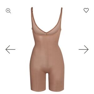 SKIMS Sheer Sculpt Open Bust Bodysuit